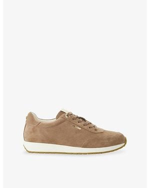 Dune Ettah Suede Trainers - Natural