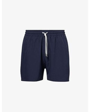 Arne Essential Drawstring Swim Shorts - Blue