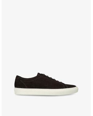Loake Sprint Suede Low-Top Trainers - Black
