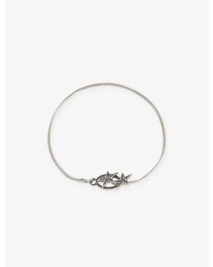 Twojeys Icon Sterling- Clasp Bracelet - White
