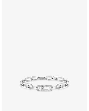 Messika Move Link 18Ct And 1.03Ct Diamond Bracelet - Metallic