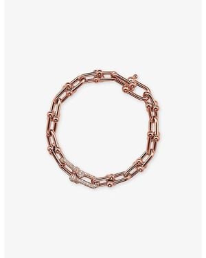 Tiffany & Co. Tiffany Hardwear Medium Link 18Ct Rose- And 1.39Ct Diamond Bracelet - Multicolour