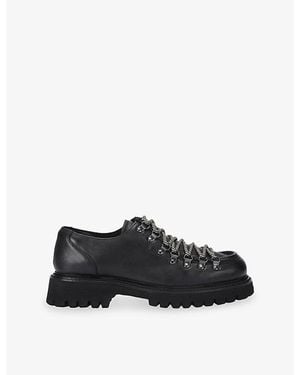 Steve Madden Campello Leather Loafers - Black