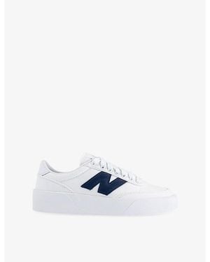 New Balance 750 Leather Sneakers - White