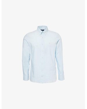 Hackett Long-Sleeve Tailored-Fit Cotton Shirt - Blue