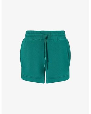 Varley Ollie High-Rise Stretch-Jersey Shorts - Green