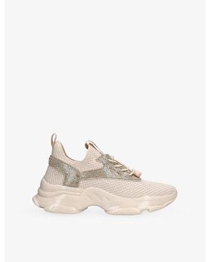 Steve Madden Match-Re Knitted Trainers - Natural
