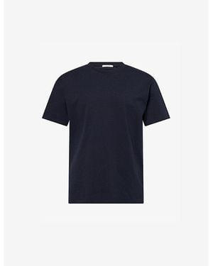 【関税&送料込】Givenchy Dark Blue Cotton T-Shirt Blue Givenchy T-shirts for Men | Lyst