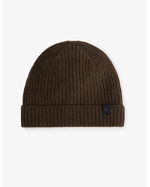 Tom Ford Brand-Tab Cashmere Beanie - Brown