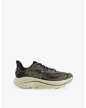 Deckers Hoka Clifton 10 Mesh Trainers - Green