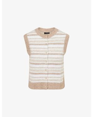 ME+EM Fairisle Jacquard Wool-Blend Knitted Vest - Natural