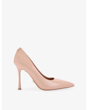 Carvela Kurt Geiger Incanto Faux-Leather Court Shoes - Pink