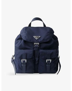 Prada Re-Nylon Small Recycled-Nylon Backpack - Blue