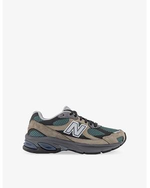 New Balance 2010 Suede And Mesh Sneakers - Gray