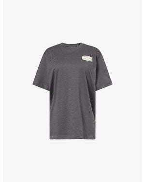 The North Face Van Life Graphic-Print Cotton T-Shirt - Grey