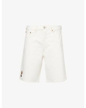 Levi's Levi's X World Cup France 478 Denim Shorts - White