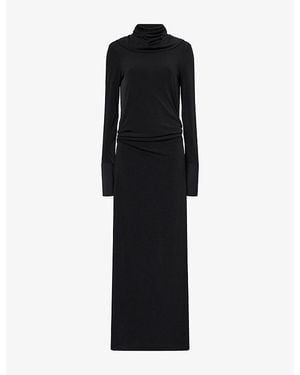 DARKPARK Filipa Cuff Stretch-Jersey Maxi Dress - Black