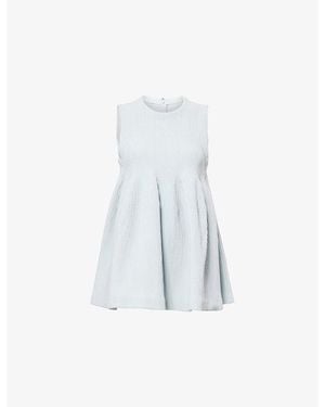 CFCL Hypha Sleeveless Knitted Top - Blue