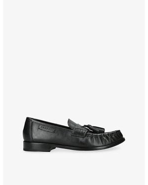 Grenson Omar Leather Loafers - Black