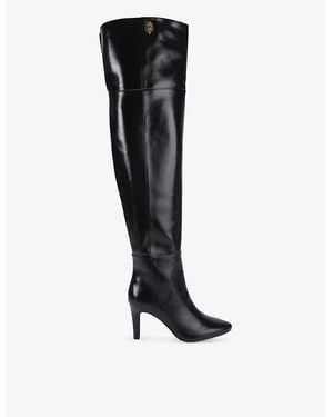 Kurt Geiger Shoreditch Leather Knee-High Boots - Black