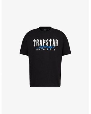 Trapstar X Ed Hardy Snake-Print Cotton T-Shirt - Black