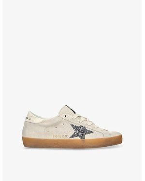 Golden Goose Super Star 15751 Suede Low-Top Trainers - White