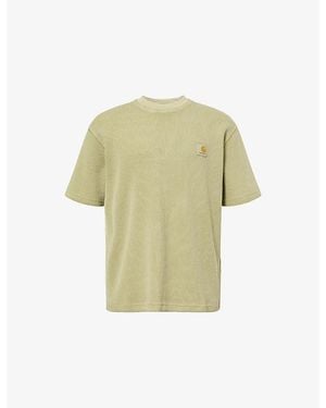 Carhartt Nelson Waffle-Knit Cotton T-Shirt - Green