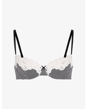 Savage x Fenty Swirly Girly Balconette Bra - Multicolour
