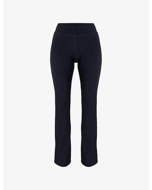 Sweaty Betty Power 32 Workout Stretch-Jersey Bootcut Trousers - Blue