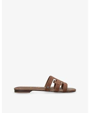 Sam Edelman Bay Suede Sandals - Brown
