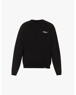 Represent Owners' Club Graphic-Print Relaxed-Fit Cotton-Jersey Sweatshirt - Black