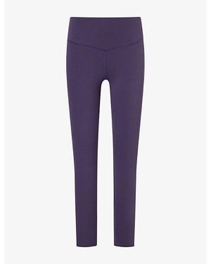 Vuori Alltheform High-Rise Stretch-Woven Leggings - Purple