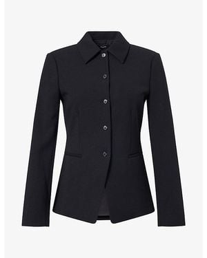 Theory The Cutaway Woven Jacket - Blue