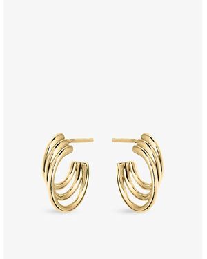 Shaun Leane Bound Size 3 Hoop Earrings - Metallic
