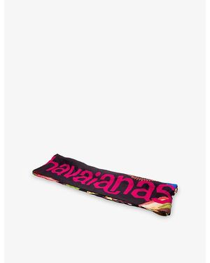 Havaianas Canga Tropicalia Vibes Ii Beach Towel - Purple