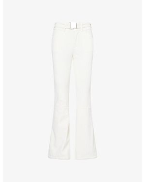 BO+TEE Belted Waterproof Ski Salopettes - White