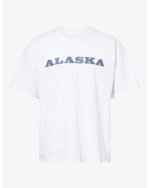 ALEXANDER DIGENOVA Alaska Relaxed-Fit Cotton T-Shirt - White