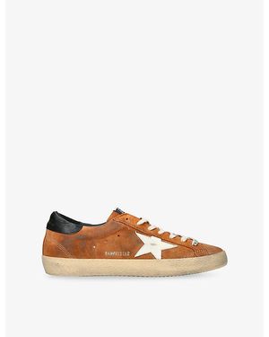 Golden Goose Super Star 55808 Suede Trainers - Brown