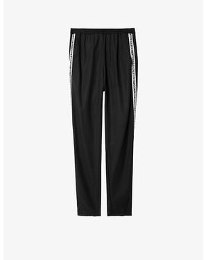 Zadig & Voltaire Paula Side-Stripe Woven Trousers - Black