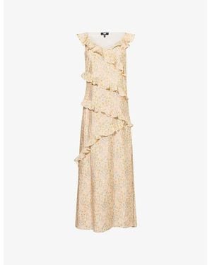 PAIGE Calabasas Floral-Print Woven Maxi Dress - Natural