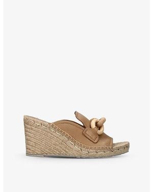 Pedro Garcia Oliveta The 'Moore' Moc Espadrille Mule - Natural