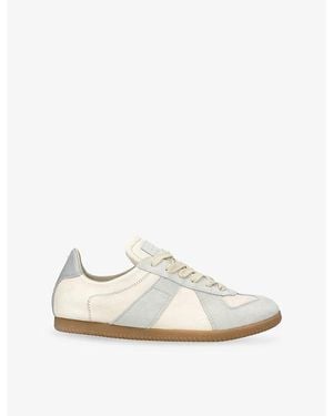Maison Margiela Replica Leather Trainers - White