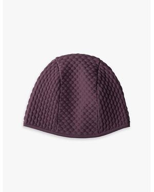 Prada Re-Nylon Knitted Beanie Hat - Purple