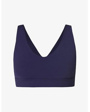 Sweaty Betty Ultimate Studio Voop Performance Bra - Blue