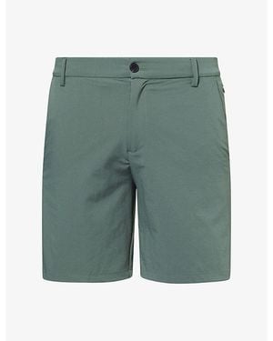 Raith Luiz Elasticated-Waist Woven Shorts - Green