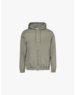 Arne Shell Padded Slim-Fit Stretch-Woven Windbreaker Jacket - Green