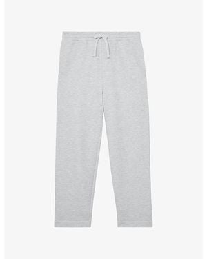 Reiss Tanner Drawstring-Waist Cotton-Blend Jogging Bottoms - White
