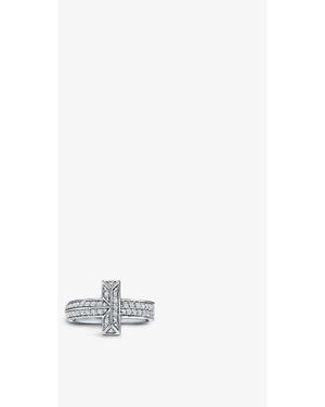 Tiffany & Co. T1 Wide 18Ct- And 0.54Ct Diamond Ring - White