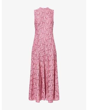 Sister Jane Lucie Lace Maxi Dress - Pink
