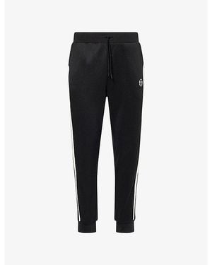 Sergio Tacchini Ghibli Side-Stripe Cotton-Blend Track Trousers - Black